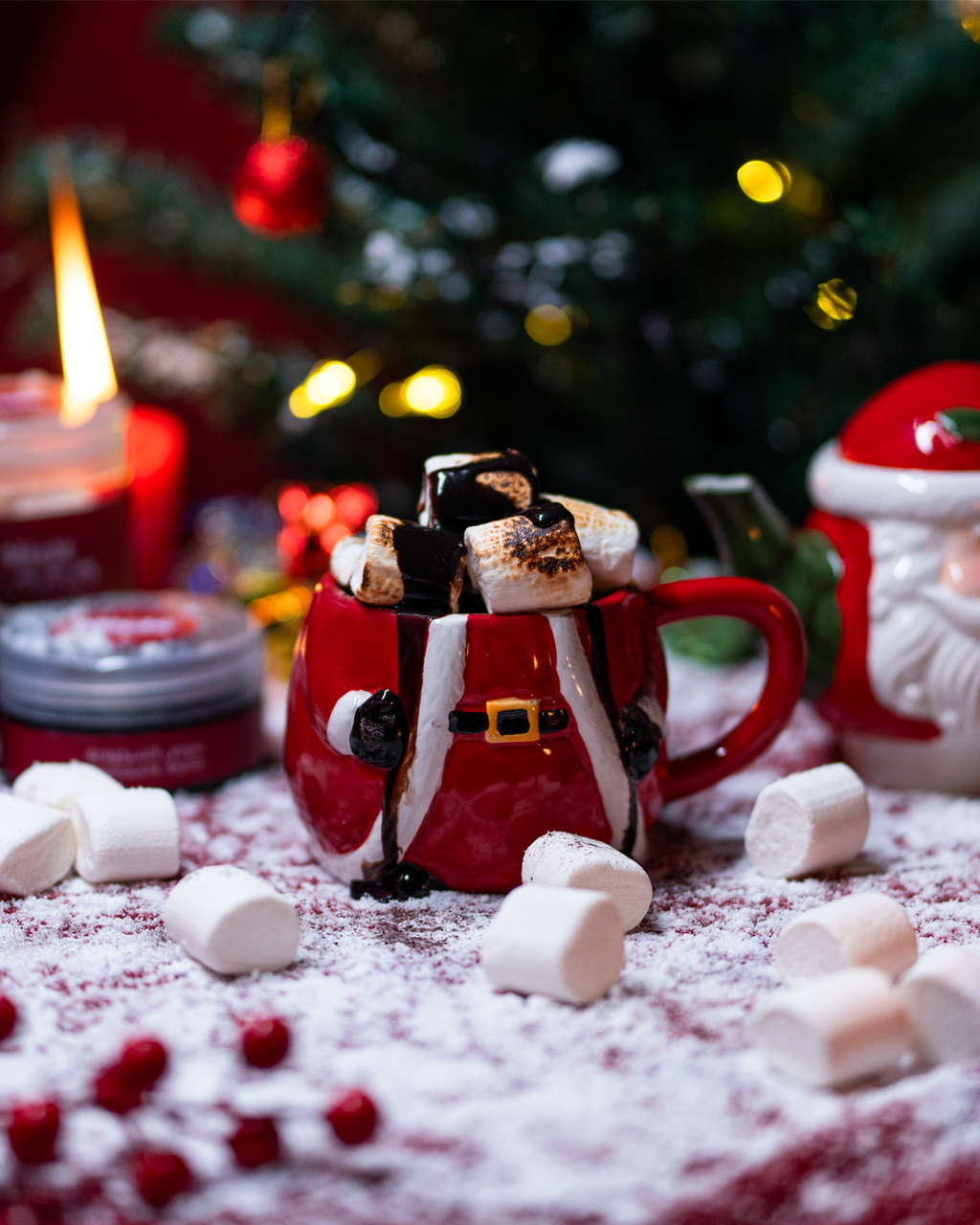 Hot chocolate with marshmallows